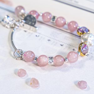 肖龍化太歲開光水晶手鏈(粉晶+紫水晶)7-14天發貨