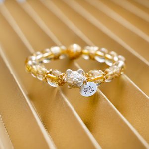 馬化太歲開光水晶手鏈(黃水晶+金髮晶)7-14日發貨